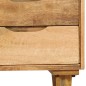 vidaXL Nachttisch Mangoholz Massiv 40 x 30 x 59,5 cm vidaXL Nachttisch Mangoholz Massiv 40 x 30 x 59,5 cm