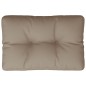 Palettenkissen Taupe 60x40x12 cm Stoff Palettenkissen Taupe 60x40x12 cm Stoff