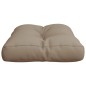 Palettenkissen Taupe 60x40x12 cm Stoff Palettenkissen Taupe 60x40x12 cm Stoff