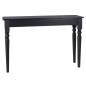 vidaXL Konsolentisch Hellschwarz 110x30x75 cm Massivholz Mahagoni vidaXL Konsolentisch Hellschwarz 110x30x75 cm Massivholz Mahagoni