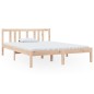 vidaXL Massivholzbett 135x190 cm vidaXL Massivholzbett 135x190 cm