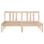 vidaXL Massivholzbett 135x190 cm vidaXL Massivholzbett 135x190 cm