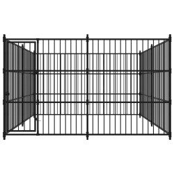 vidaXL Outdoor-Hundezwinger 300×300×185 cm