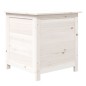 vidaXL Outdoor-Kissenbox Weiß 50x50x56 cm Massivholz Tanne vidaXL Outdoor-Kissenbox Weiß 50x50x56 cm Massivholz Tanne