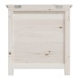 vidaXL Outdoor-Kissenbox Weiß 50x50x56 cm Massivholz Tanne vidaXL Outdoor-Kissenbox Weiß 50x50x56 cm Massivholz Tanne