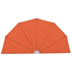vidaXL Faltbarer Terrassen-Seitenfächer Terracotta-Rot 160 cm