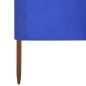 vidaXL 6-teiliges Windschutzgewebe 800 x 120 cm Azurblau vidaXL 6-teiliges Windschutzgewebe 800 x 120 cm Azurblau
