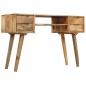vidaXL Schreibtisch Massivholz Mango 115×47×76 cm vidaXL Schreibtisch Massivholz Mango 115×47×76 cm