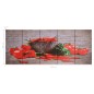 vidaXL Leinwandbild-Set Paprika Mehrfarbig 150×60 cm vidaXL Leinwandbild-Set Paprika Mehrfarbig 150×60 cm