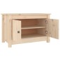 vidaXL Schuhschrank 70x38x45,5 cm Massivholz Kiefer vidaXL Schuhschrank 70x38x45,5 cm Massivholz Kiefer