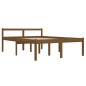 vidaXL Massivholzbett Honigbraun Kiefer 140x190 cm vidaXL Massivholzbett Honigbraun Kiefer 140x190 cm