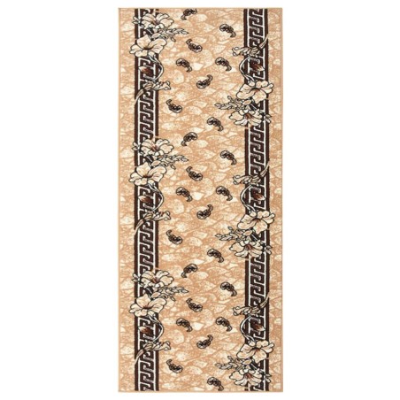 vidaXL Teppichläufer BCF Beige 100x250 cm