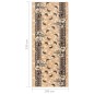 vidaXL Teppichläufer BCF Beige 100x250 cm vidaXL Teppichläufer BCF Beige 100x250 cm