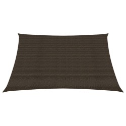 vidaXL Sonnensegel 160 g/m² Braun 4,5x4,5 m HDPE  