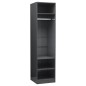vidaXL Kleiderschrank Hochglanz-Grau 50x50x200 cm Holzwerkstoff vidaXL Kleiderschrank Hochglanz-Grau 50x50x200 cm Holzwerkstoff