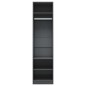 vidaXL Kleiderschrank Hochglanz-Grau 50x50x200 cm Holzwerkstoff vidaXL Kleiderschrank Hochglanz-Grau 50x50x200 cm Holzwerkstoff