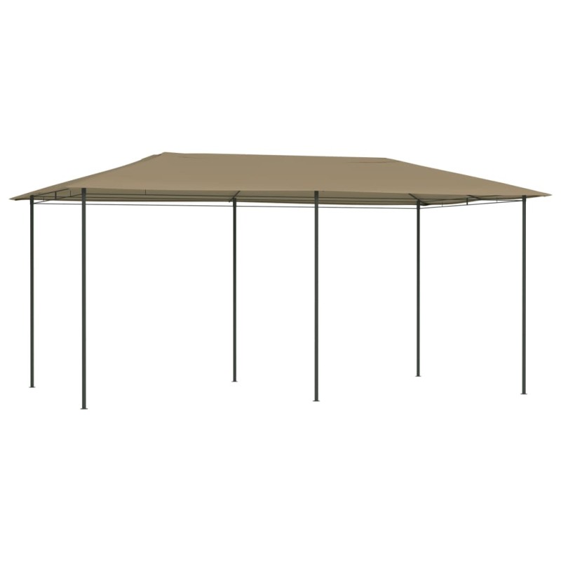 vidaXL Pavillon 3x6x2,6 m Taupe 160 g/m² vidaXL Pavillon 3x6x2,6 m Taupe 160 g/m²