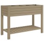 vidaXL Hochbeet Hellbraun 110x45x79 cm Polypropylen vidaXL Hochbeet Hellbraun 110x45x79 cm Polypropylen