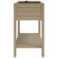 vidaXL Hochbeet Hellbraun 110x45x79 cm Polypropylen vidaXL Hochbeet Hellbraun 110x45x79 cm Polypropylen