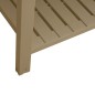 vidaXL Hochbeet Hellbraun 110x45x79 cm Polypropylen vidaXL Hochbeet Hellbraun 110x45x79 cm Polypropylen