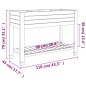 vidaXL Hochbeet Hellbraun 110x45x79 cm Polypropylen vidaXL Hochbeet Hellbraun 110x45x79 cm Polypropylen