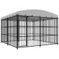 vidaXL Outdoor-Hundezwinger mit Überdachung 300x300x210 cm vidaXL Outdoor-Hundezwinger mit Überdachung 300x300x210 cm
