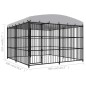 vidaXL Outdoor-Hundezwinger mit Überdachung 300x300x210 cm vidaXL Outdoor-Hundezwinger mit Überdachung 300x300x210 cm