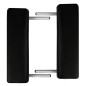vidaXL Massageliege Klappbar 2-Zonen mit Aluminiumgestell Schwarz vidaXL Massageliege Klappbar 2-Zonen mit Aluminiumgestell Schwarz