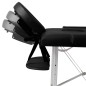 vidaXL Massageliege Klappbar 2-Zonen mit Aluminiumgestell Schwarz vidaXL Massageliege Klappbar 2-Zonen mit Aluminiumgestell Schwarz