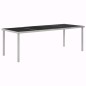 vidaXL Gartentisch Schwarz 220 x 90 x 74,5 cm Stahl vidaXL Gartentisch Schwarz 220 x 90 x 74,5 cm Stahl