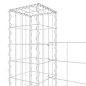 vidaXL Gabionenkorb U-Form mit 3 Säulen Eisen 260x20x150 cm vidaXL Gabionenkorb U-Form mit 3 Säulen Eisen 260x20x150 cm