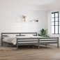 vidaXL Massivholzbett Grau 180x200 cm vidaXL Massivholzbett Grau 180x200 cm