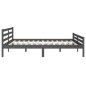 vidaXL Massivholzbett Grau 180x200 cm vidaXL Massivholzbett Grau 180x200 cm