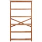 vidaXL Bücherregal 100x30x180 cm Massivholz mit Honigfarbenem Finish vidaXL Bücherregal 100x30x180 cm Massivholz mit Honigfarbenem Finish