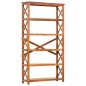 vidaXL Bücherregal 100x30x180 cm Massivholz mit Honigfarbenem Finish vidaXL Bücherregal 100x30x180 cm Massivholz mit Honigfarbenem Finish