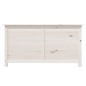 vidaXL Outdoor-Kissenbox Weiß 100x50x56 cm Massivholz Tanne vidaXL Outdoor-Kissenbox Weiß 100x50x56 cm Massivholz Tanne