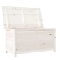 vidaXL Outdoor-Kissenbox Weiß 100x50x56 cm Massivholz Tanne vidaXL Outdoor-Kissenbox Weiß 100x50x56 cm Massivholz Tanne