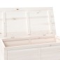 vidaXL Outdoor-Kissenbox Weiß 100x50x56 cm Massivholz Tanne vidaXL Outdoor-Kissenbox Weiß 100x50x56 cm Massivholz Tanne