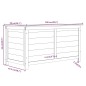 vidaXL Outdoor-Kissenbox Weiß 100x50x56 cm Massivholz Tanne vidaXL Outdoor-Kissenbox Weiß 100x50x56 cm Massivholz Tanne