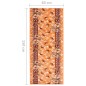 vidaXL Teppichläufer BCF Terrakottarot 80x150 cm vidaXL Teppichläufer BCF Terrakottarot 80x150 cm