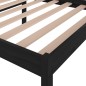 vidaXL Massivholzbett Schwarz Kiefer 90x200 cm vidaXL Massivholzbett Schwarz Kiefer 90x200 cm