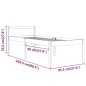 vidaXL Massivholzbett Schwarz Kiefer 90x200 cm vidaXL Massivholzbett Schwarz Kiefer 90x200 cm