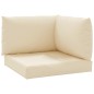 Palettenkissen 3-tlg. Beige Oxford-Gewebe Palettenkissen 3-tlg. Beige Oxford-Gewebe