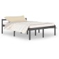 vidaXL Seniorenbett Grau 150x200 cm Massivholz Kiefer vidaXL Seniorenbett Grau 150x200 cm Massivholz Kiefer