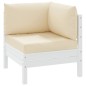 Palettenkissen 3-tlg. Beige Oxford-Gewebe Palettenkissen 3-tlg. Beige Oxford-Gewebe