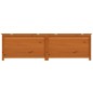 vidaXL Outdoor-Kissenbox Braun 200x50x56 cm Massivholz Tanne vidaXL Outdoor-Kissenbox Braun 200x50x56 cm Massivholz Tanne