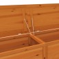 vidaXL Outdoor-Kissenbox Braun 200x50x56 cm Massivholz Tanne vidaXL Outdoor-Kissenbox Braun 200x50x56 cm Massivholz Tanne