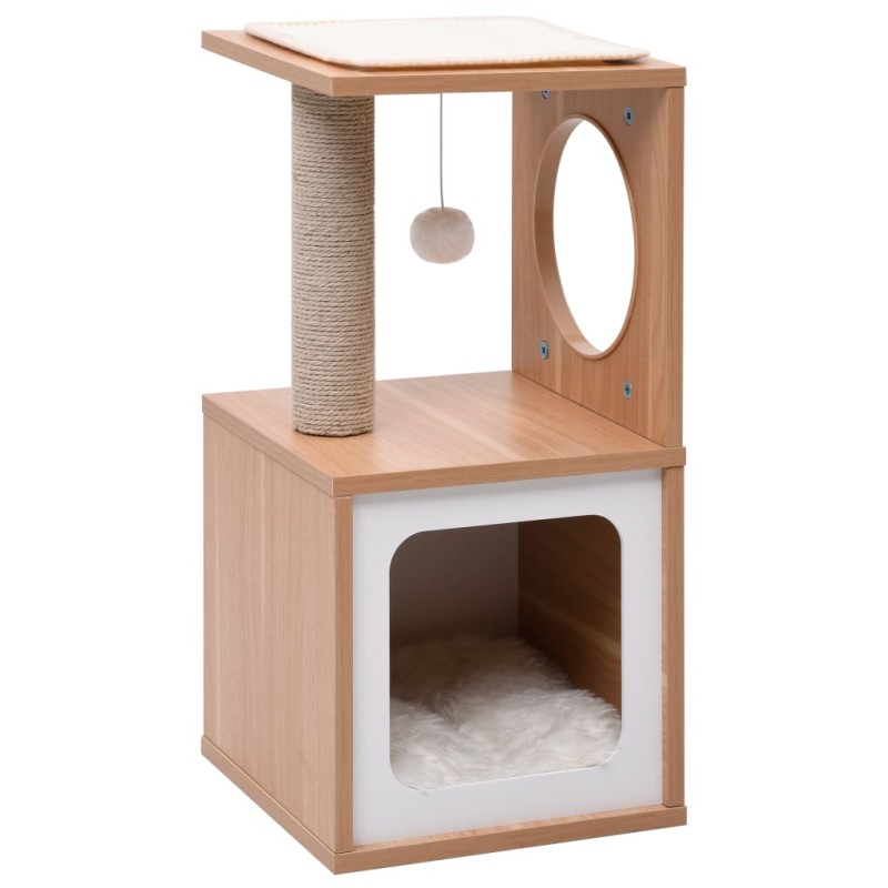 vidaXL Katzen-Kratzbaum mit Sisal-Kratzmatte 60 cm vidaXL Katzen-Kratzbaum mit Sisal-Kratzmatte 60 cm