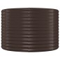 vidaXL Hochbeet Pulverbeschichteter Stahl 396x100x68 cm Braun vidaXL Hochbeet Pulverbeschichteter Stahl 396x100x68 cm Braun