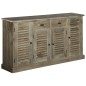 vidaXL Sideboard Mindiholz Massiv 145x32,5x77 cm vidaXL Sideboard Mindiholz Massiv 145x32,5x77 cm